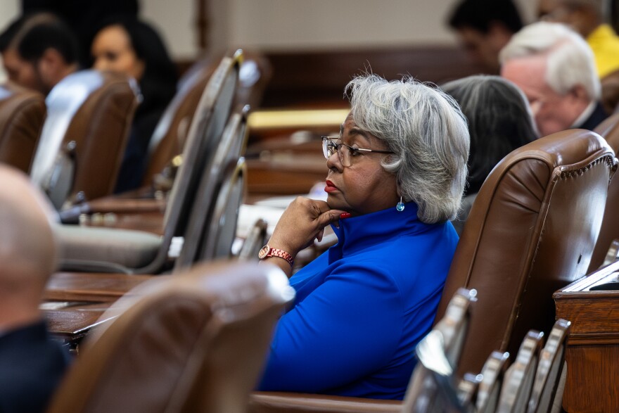 Rep. Barbara, Gervin-Hawkins, D-San Antonio, testified at the El Paso US Courthouse in the case against the newly drawn congressional map.
