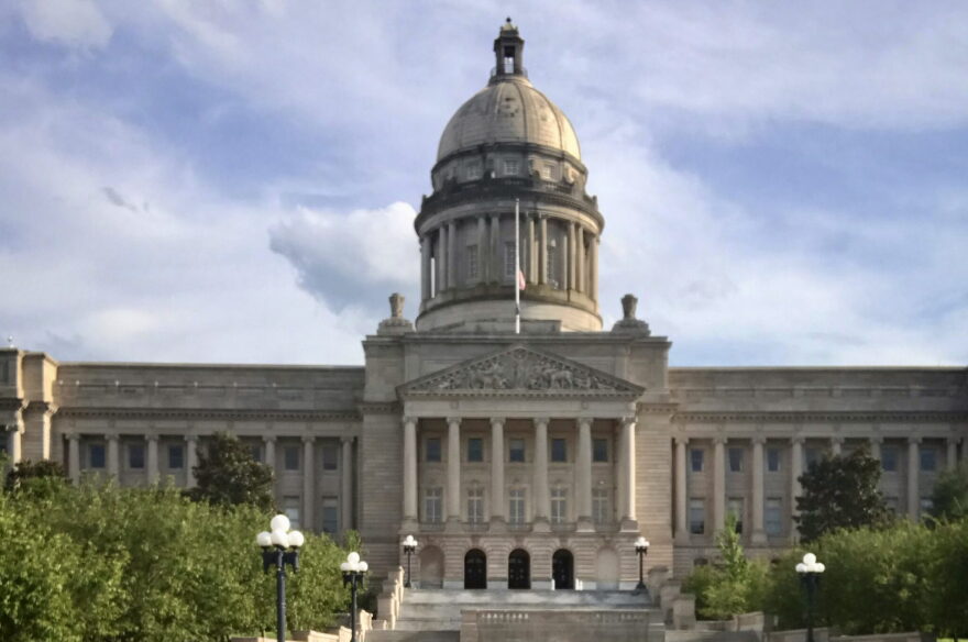 Kentucky State Capitol in 2020, before the construction project.