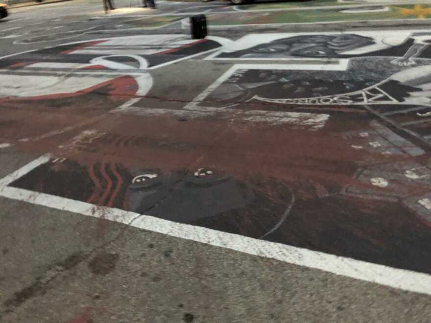 Cincinnati Police say someone vandalized Downtown's Black Lives Matter mural Tuesday night