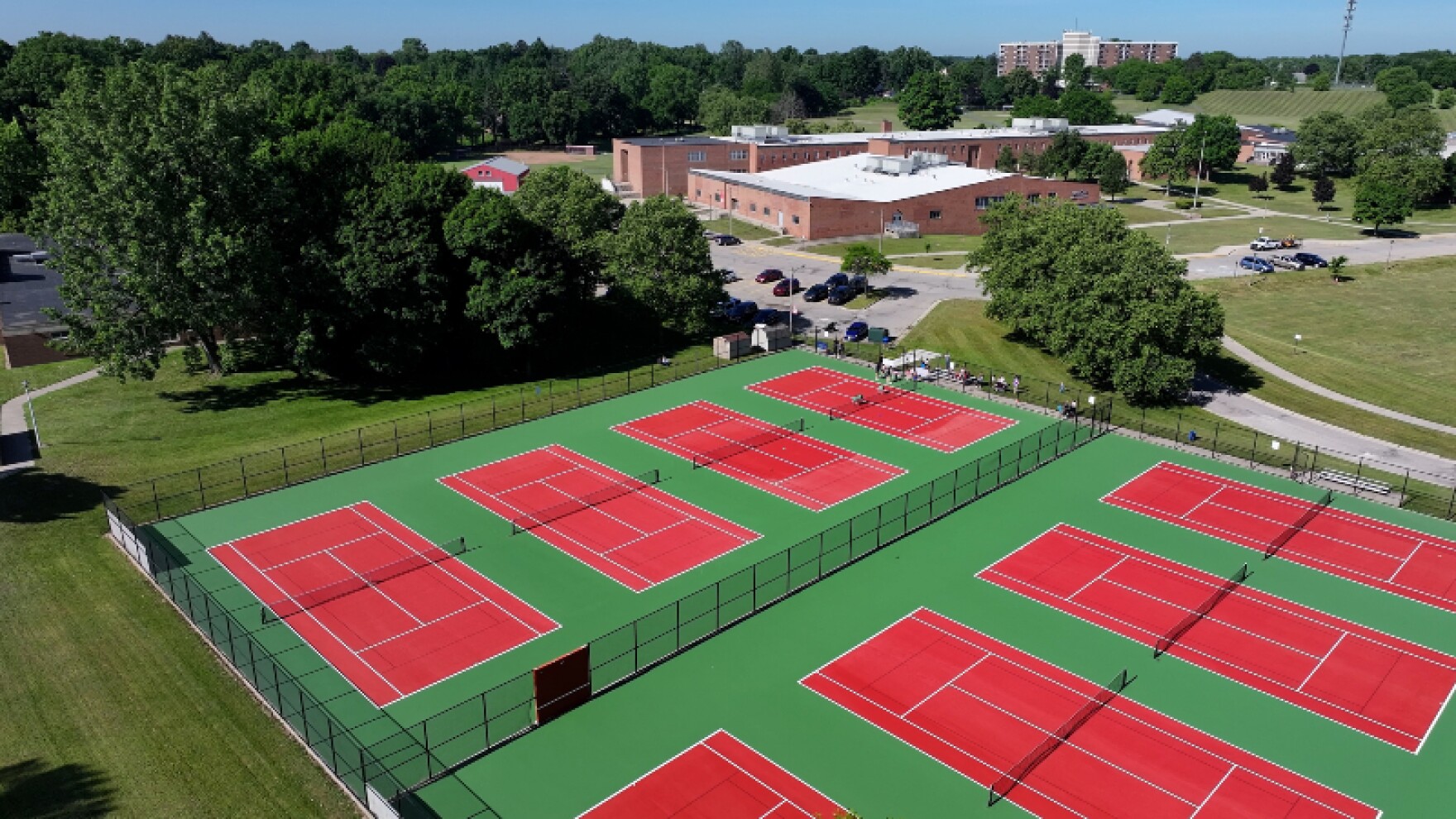GRPS opens restored Union High School tennis courts to community WGVU