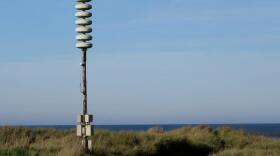 Only a tsunami warning, not a watch, will trigger outdoor sirens like this one in Ocean Shores, Washington. CREDIT: TOM BANSE / NORTHWEST NEWS NETWORK
