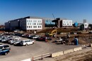 The exterior of the new National Geospatial-Intelligence Agency on Tuesday, Nov. 1, 2022, in north St. Louis. Construction moves to the interior of the building and will likely be move-in ready in 2025.