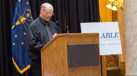 Shawn Fulton plans to use the program, and spoke Thursday as an advocate for disabled Hoosiers.