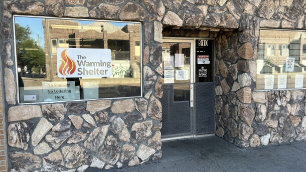 The Warming Shelter in downtown Sioux City shown on September 27, 2024. (Mark Munger, Siouxland Public Media News)
