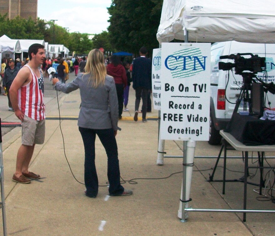 Community Television Network booth at Ann Arbor Art Fair