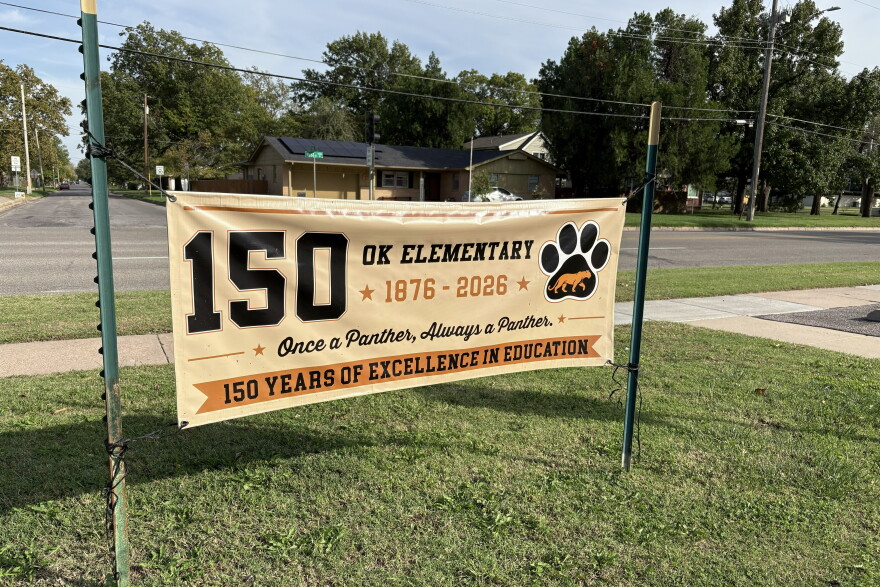 OK Elementary School is celebrating its 150th anniversary this year. It was originally a one-room schoolhouse, but the current building was constructed in the '50s.