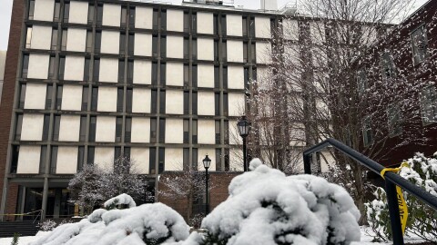 he Barus & Holley building on the campus of Brown University, the site of mass shooting on Dec. 13, 2025.