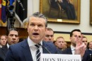 Secretary of Defense Pete Hegseth appears before a House Committee on Armed Services business meeting on the Department of Defense Fiscal Year 2027 on Capitol Hill, Wednesday, April 29, 2026, in Washington.