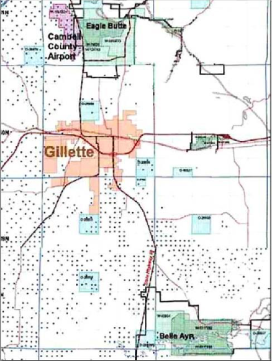 Doc 14-2 Exhibit B - a map of Blackjewel's Wyoming assets