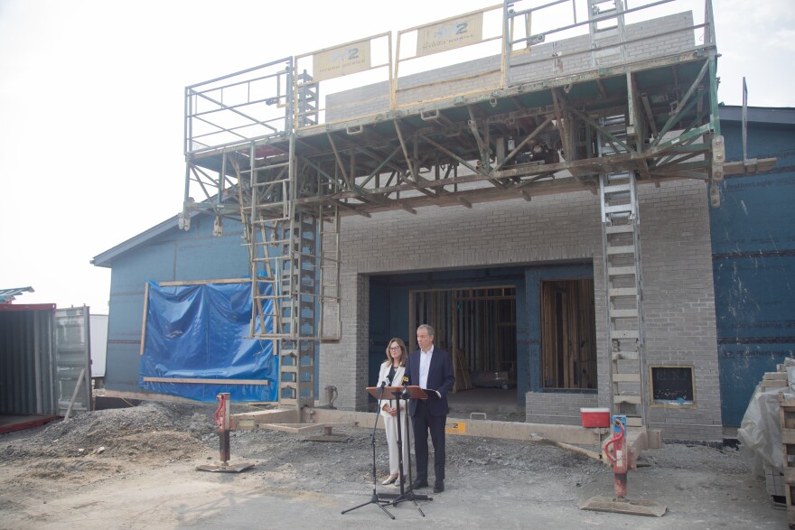 Former U.S. Rep. Matt Cartwright announced on Thursday he would not run for Congress in 2026. He held a press conference in front of the future headquarters of Moosic fire and police. He helped secure $3 million in federal funding for the project.