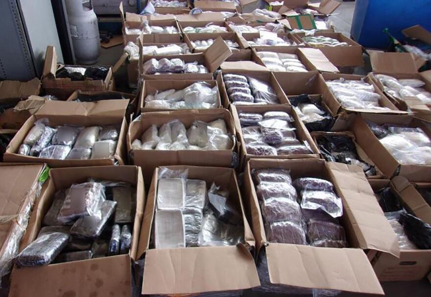 methamphetamine, fentanyl powder, fentanyl pills