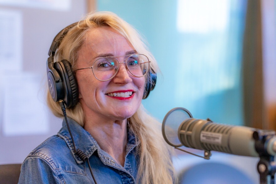 A portrait of Dr. Betsy Gaines Quammen at the NWPB studios.