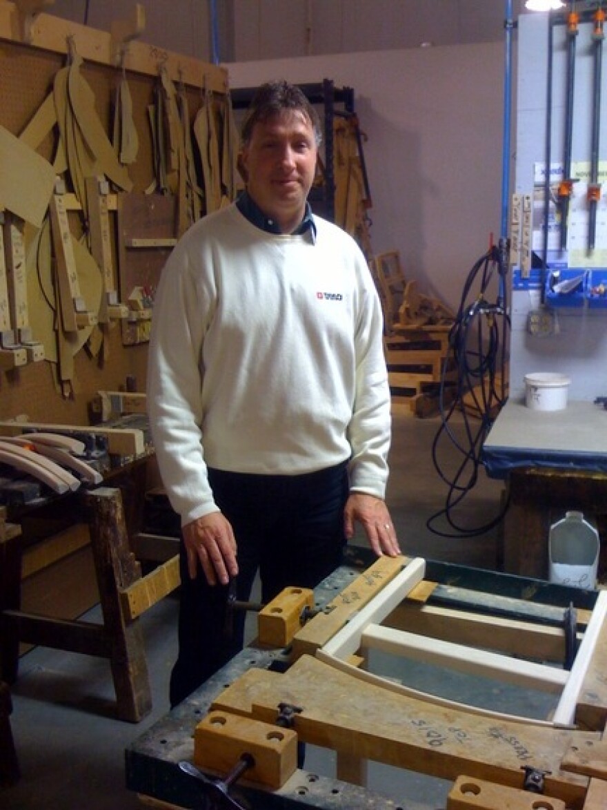 CEO Jeff Baldassari at Taylor's Factory in Bedford, OH