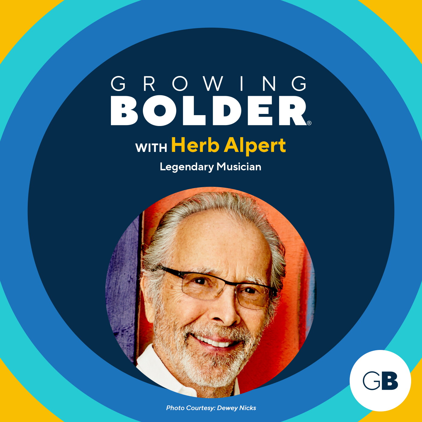 Growing Bolder: Rock and Roll Hall of Famer Herb Alpert; Journalist and Grandmother Lesley Stahl episode artwork