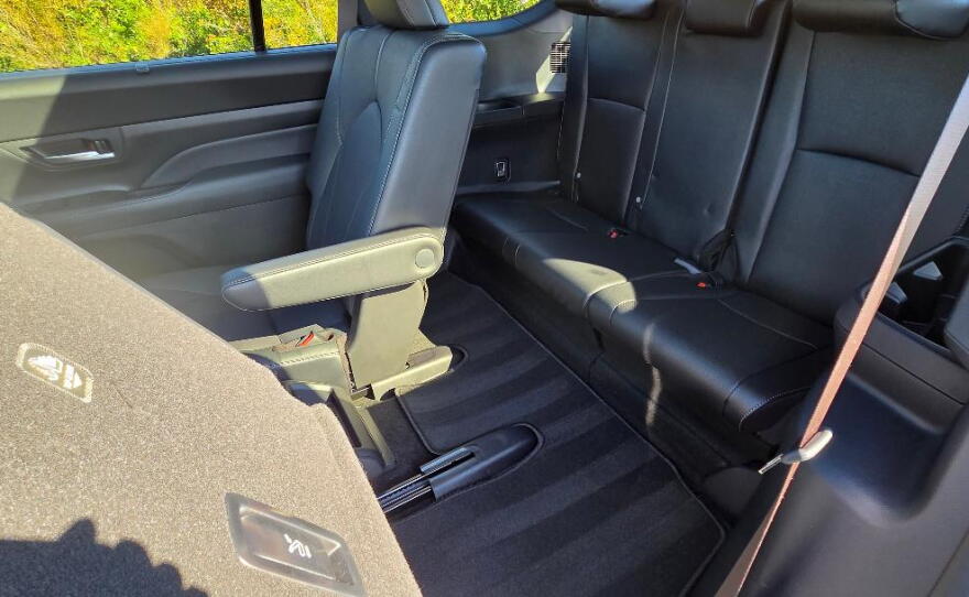 2026 Toyota Grand Highlander Nightshade Hybrid third row interior