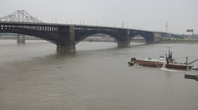 Eads Bridge connecting St. Louis and East St. Louis over the Mississippi River. A new tool from the Environmental Protection Agency allows the public to access information about pollutants released into local waterways.