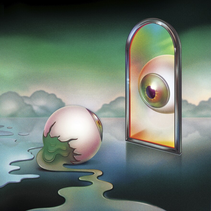 The cover art to Nick Hakim's <em>Green Twins</em>.