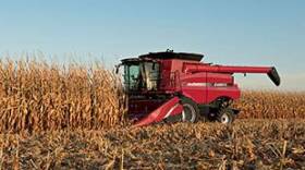 Indiana farmers are harvesting a record amount of soybeans, but those gains are being offset by lower than expected corn yields.
