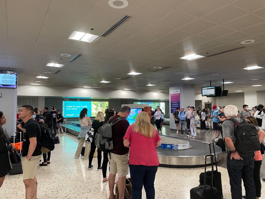 FILE - Daniel K. Inouye International Airport in Honolulu.