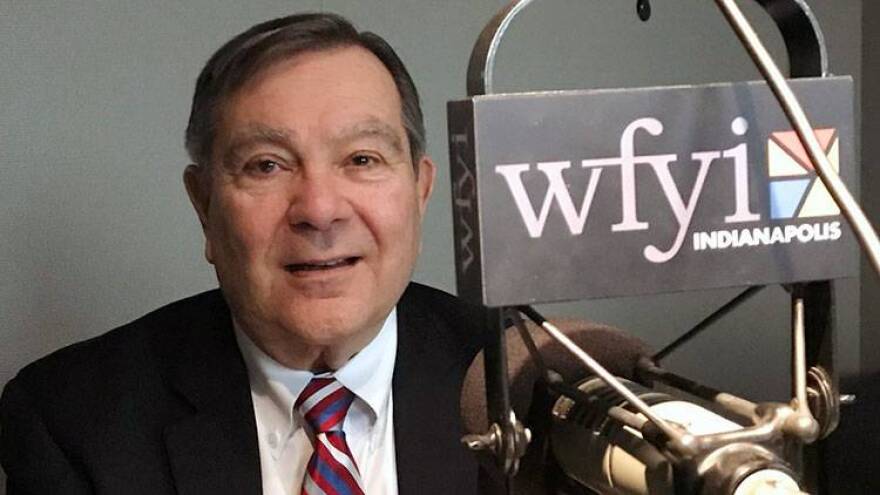 Noblesville Mayor John Ditslear in the WFYI studio.