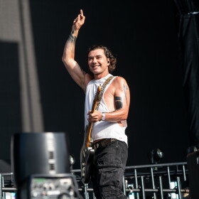 Gavin Rossdale of Bush performs during Sonic Temple Art and Music Festival on Saturday, May 16, 2026, at Historic Crew Stadium in Columbus, Ohio.