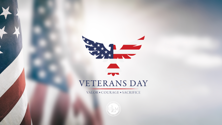 ULM's Veterans Day Appreciation Ceremony: Valor, Courage, Sacrifice.  