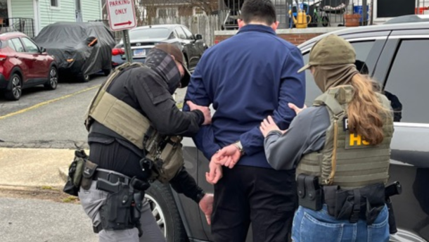 U.S. Immigration and Customs Enforcement assisted by the FBI and the Bureau of Alcohol, Tobacco, Firearms and Explosives, apprehended three illegally present aliens during a routine enforcement operation in Arlington, Feb. 11, 2025.
