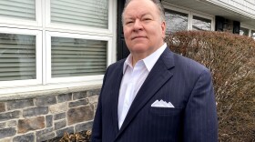 Republican Monroe County Legislature President Dr. Joe Carbone outside of his Irondequoit office in March 2020.