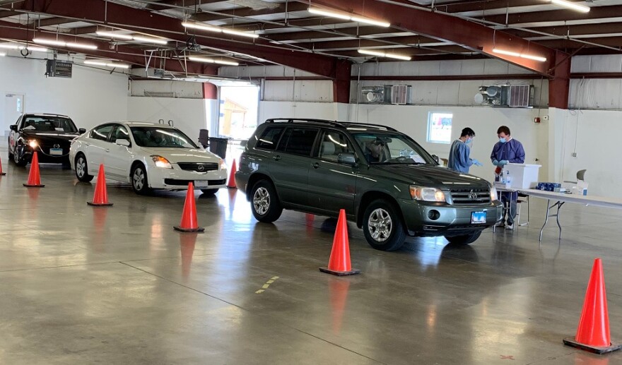 The COVID-19 testing facility in Bloomington has averaged 431 daily tests since July 6. 