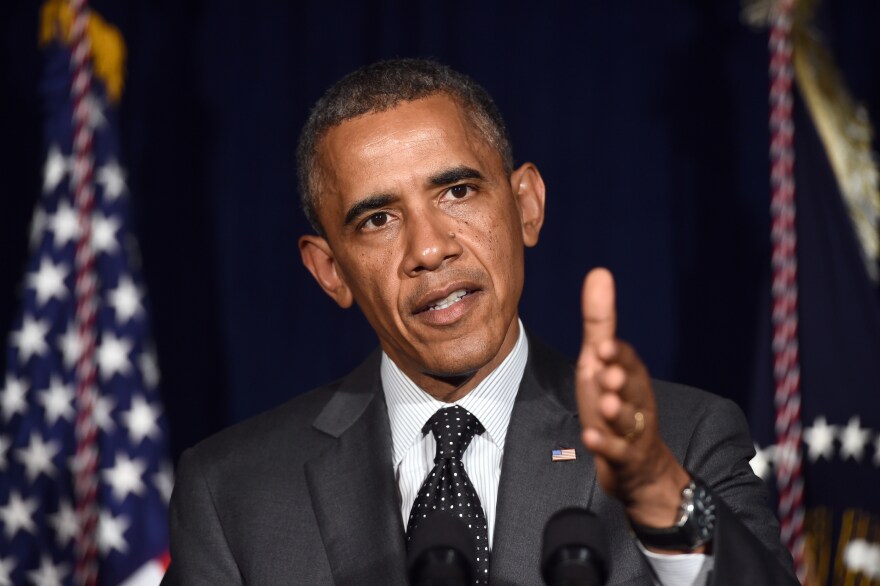 President Barack Obama requested emergency funding from Congress to help cope with a surge of unaccompanied child immigrants from Central America on July 9, 2014 in Dallas, Texas.
