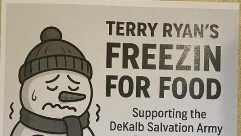Freezin for Food takes place December 4-6 at the Hy-Vee parking lot in Sycamore