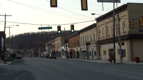 Empty storefronts line the streets of Northern Cambria, Pa., Jennifer Haigh's hometown.