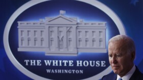 President Biden delivers remarks. (Chip Somodevilla/Getty Images)