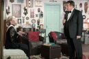 Megan Hendrick and Joseph Giglia as New York witch Gillian Holroyd and her spellbound upstairs tenant Shep Henderson.