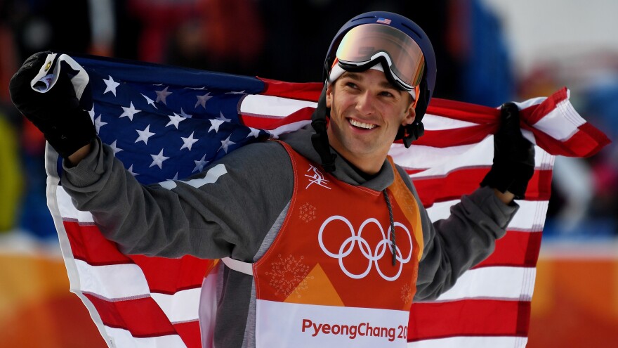 Nick Goepper won a silver medal for the United States in the freestyle skiing men's ski slopestyle.