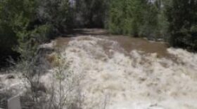  River rapids through a canyon