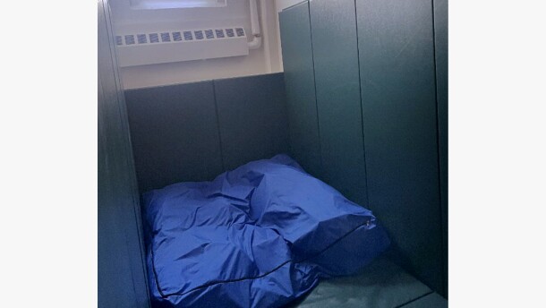 DRCT also found that some of the “quiet rooms/green rooms,” which are located throughout the living and the school areas of Shrub Oak, were dangerous. Specifically, DRCT observed that although these rooms had pads on the walls and floor, some of the rooms have exposed areas to sharp and/or hard surfaces against which a child can hit their heads or other bodily parts and/or otherwise harm themselves.