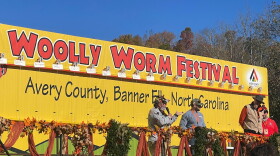 Woolly Worm Festival Worm Race in Banner Elk, NC