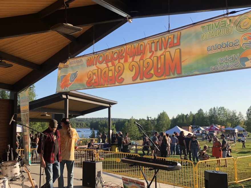 2022's Levitt AMP Soldotna Music Series opened with Anchorage-based band Medium Build.