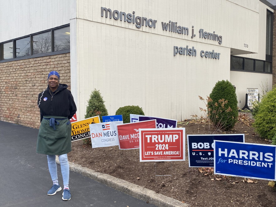 Natasha Williams voted for her fellow Alpha Kappa Alpha sorority sister, Kamala Harris.