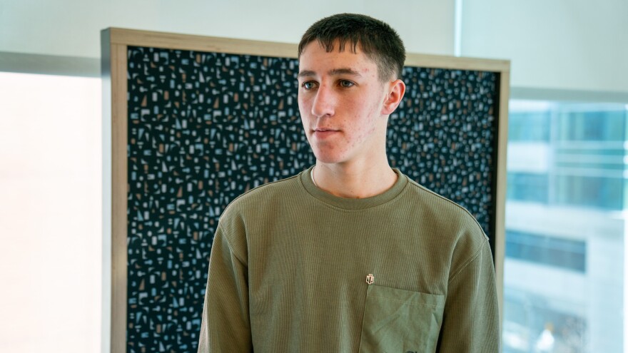 Rostislav was 16 years old when he was taken to a facility in Kherson, to be reeducated and taught Russian.