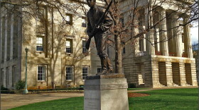 The Henry Lawson Wyatt monument in Raleigh was one of three ordered removed by Gov. Roy Cooper on Saturday to prevent injury.