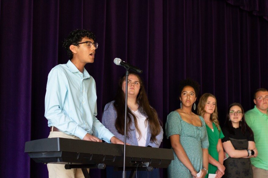 Juan Andres Garcia performs a tribute to Barbara Johns.