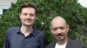 Clinton Smith (l) and Octavio Cardenas. Photo: Matthew Peddie, WMFE