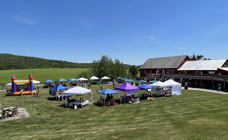 Battenkill Valley Pride's first celebration was held at the Wedding Barn at Lakota's Farm, kicking off Pride Month for Washington County residents