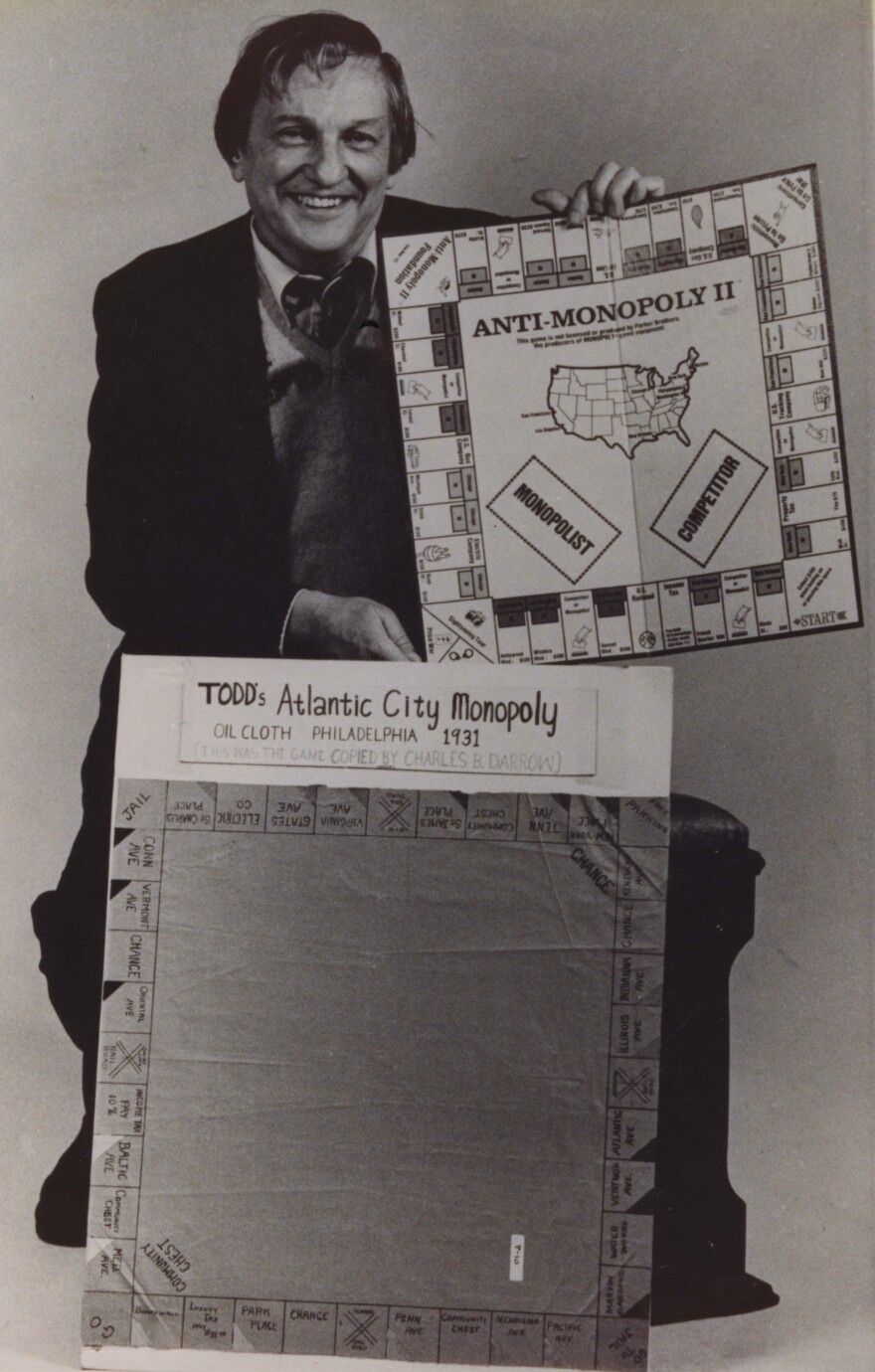 In his lawsuit, Ralph Anspach used early, pre-Parker Bros. boards as evidence of Monopoly's controversial origins.