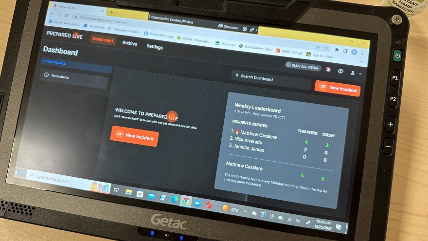 The Prepared911LIVE software dashboard.
