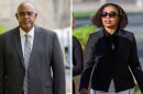 Former Police Commissioner Ray Martinez, left, and former Office of Management and Budget Director Jenifer O’Neal