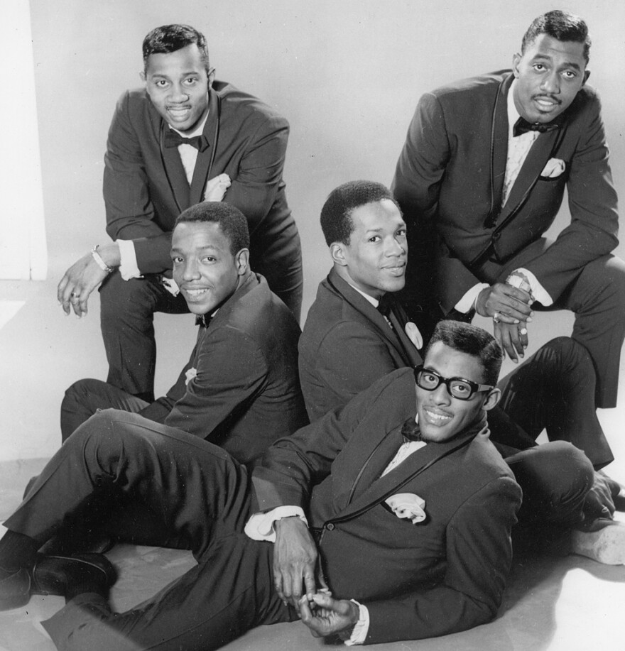 The Temptations, c. 1965. Otis Williams is on the far right.