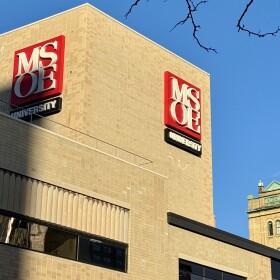 Milwaukee School of Engineering in downtown Milwaukee